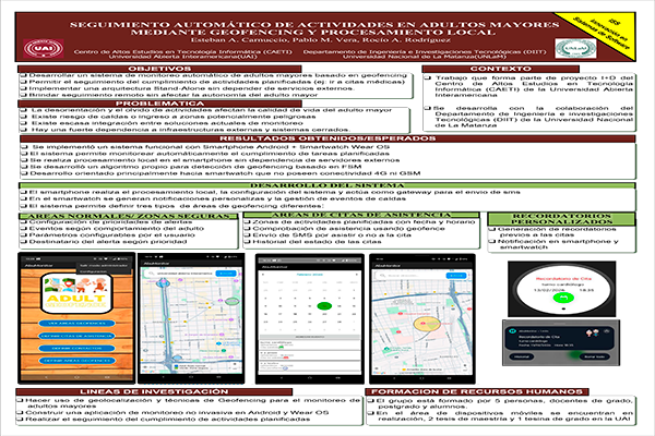 Seguimiento Automático de Actividades en Adultos Mayores Mediante Geofencing y Procesamiento Local